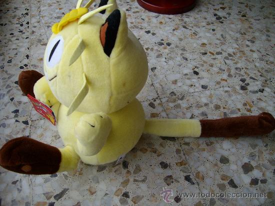 Juguetes antiguos: PELUCHE MEOWTH DE POKEMON - Foto 3