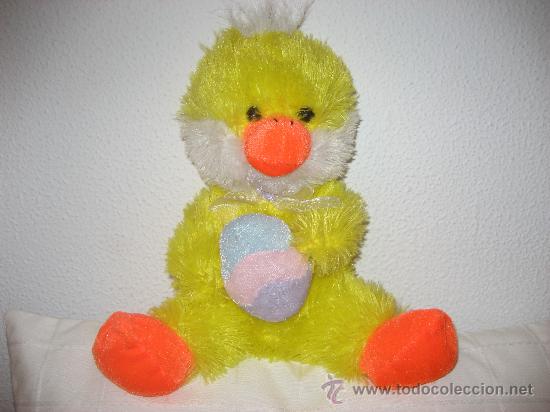 Juguetes antiguos: PATO DE PELUCHE - Foto 1