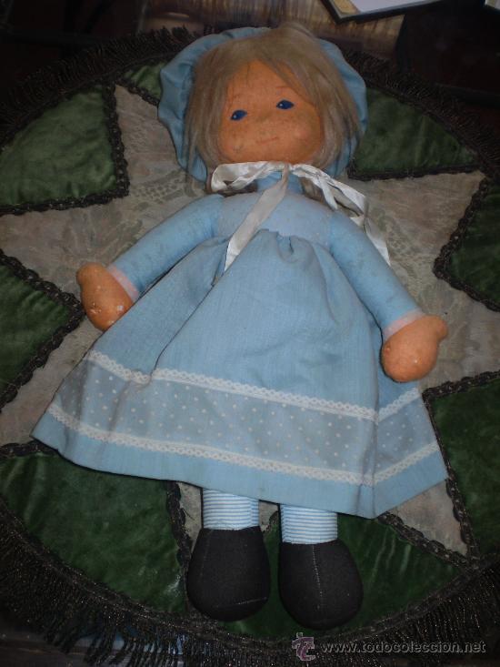 Juguetes antiguos: MU&Ntilde;ECA DE TRAPO - Foto 1