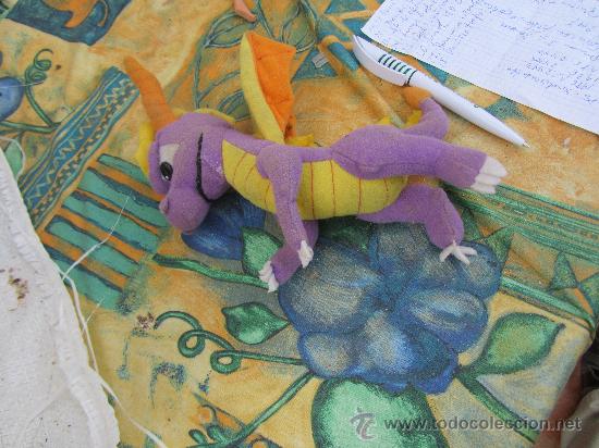 Juguetes antiguos: DRAGON DE TRAPO TIPO PELUCHE. 24 CMS - Foto 1