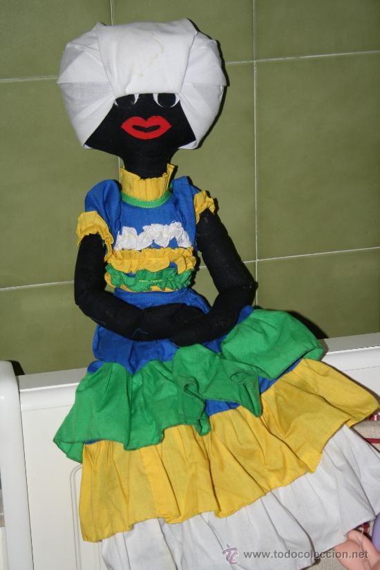 muñeca negra de trapo