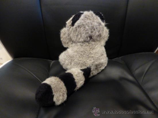Juguetes antiguos: Peluche de un bonito mapache - Foto 2