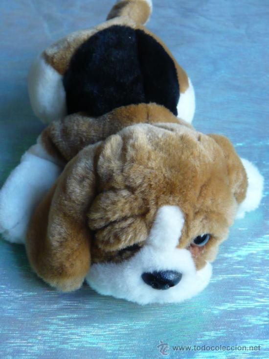 Juguetes antiguos: Mu&ntilde;eco de peluche Perro - Foto 1