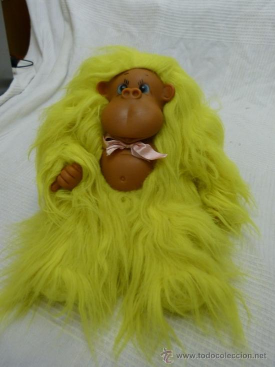 Juguetes antiguos: orangut&aacute;n amarillo - Foto 1