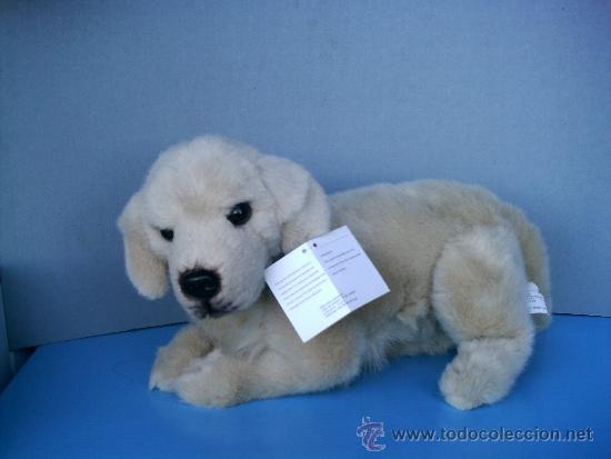 Juguetes antiguos: PERRO RETRIEVER DE PELUCHE - Foto 1