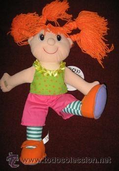 Juguetes antiguos: MU&Ntilde;ECA ORIGINAL DE NINETES, DE TRAPO. - Foto 1
