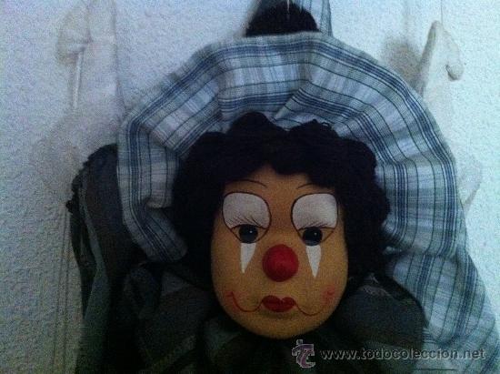 Juguetes antiguos: Payaso en columpio - Foto 2