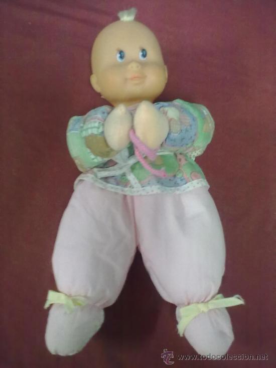 Juguetes antiguos: MU&Ntilde;ECO MU&Ntilde;ECA DE TRAPO DE - Foto 1