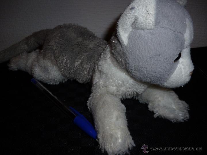 Juguetes antiguos: PELUCHE DE PERRO, GRIS - Foto 1
