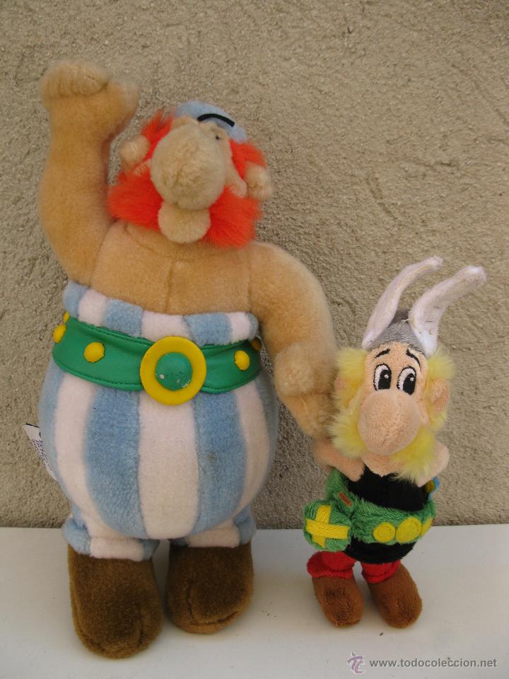 Juguetes antiguos: PELUCHES DE AST&Eacute;RIX Y OB&Eacute;LIX. - Foto 1