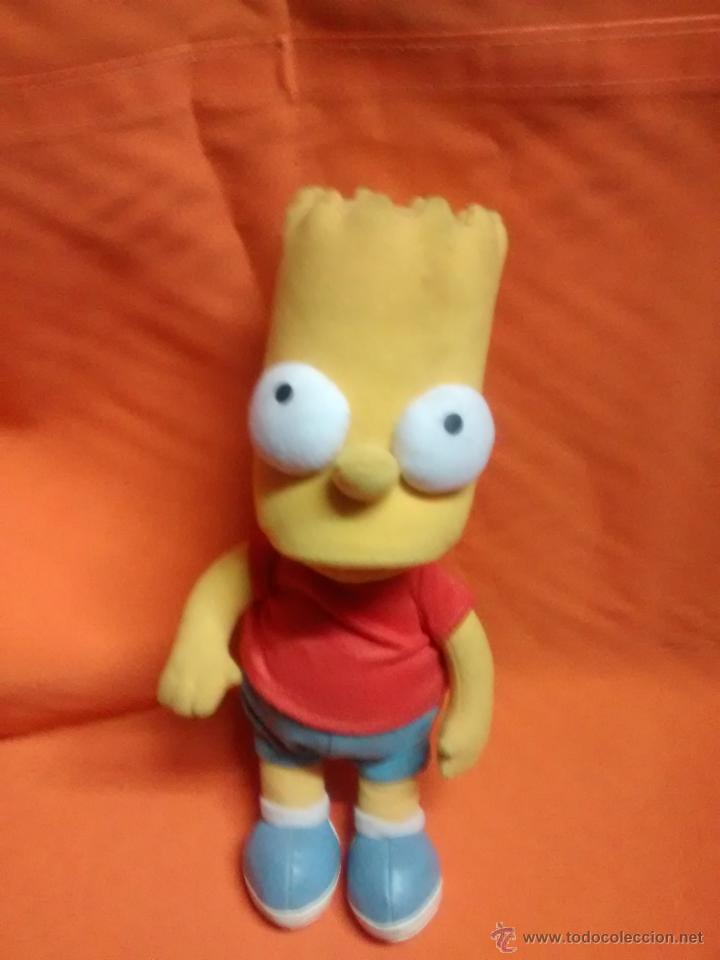 Juguetes antiguos: Peluche BART SIMPSON - Foto 1