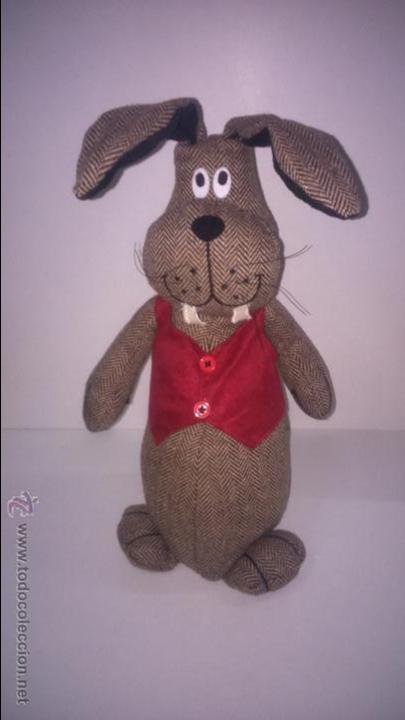 Juguetes antiguos: PELUCHE CONEJO. - Foto 1