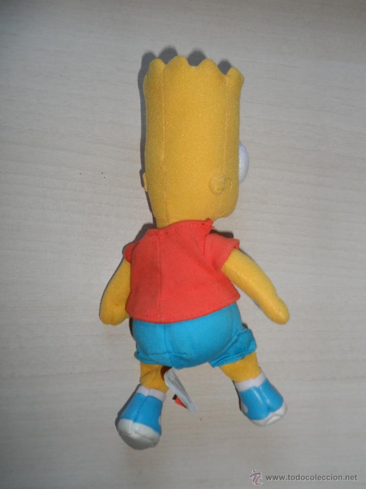 Juguetes antiguos: mu&ntilde;eco de peluche de los simpsons orijinal bart simpson - Foto 3