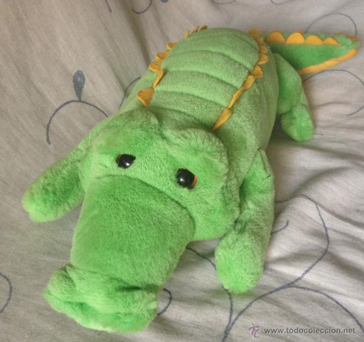 Juguetes antiguos: Peluche cocodrilo. - Foto 1