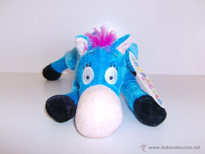 Juguetes antiguos: BURRO DE PELUCHE SUAVE - Foto 2