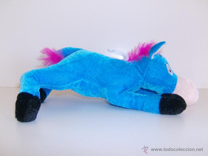 Juguetes antiguos: BURRO DE PELUCHE SUAVE - Foto 3