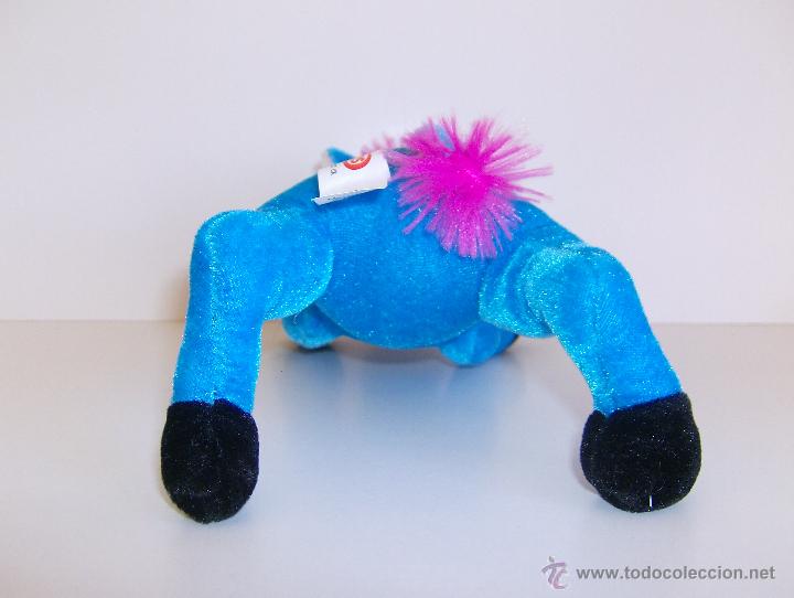 Juguetes antiguos: BURRO DE PELUCHE SUAVE - Foto 4