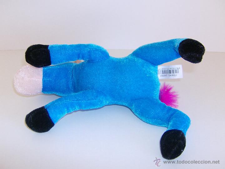 Juguetes antiguos: BURRO DE PELUCHE SUAVE - Foto 7