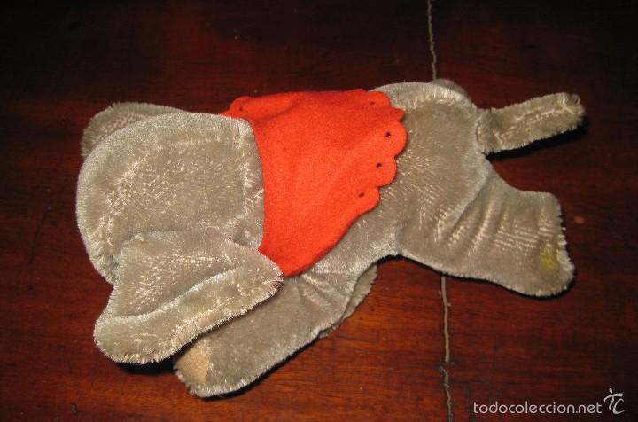 Juguetes antiguos: ELEFANTE DORMIDO DE STEIFF - Foto 2