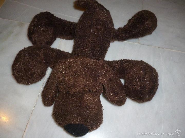 Juguetes antiguos: PERRO PELUCHE MARR&Oacute;N - Foto 1
