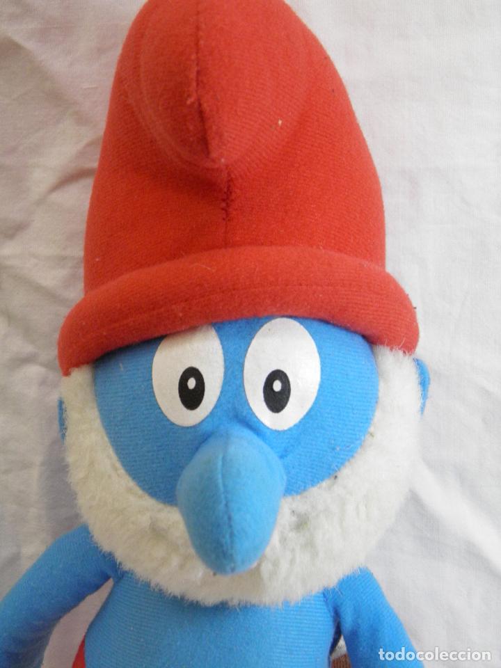 Juguetes antiguos: PELUCHE PAPA PITUFO - Foto 2