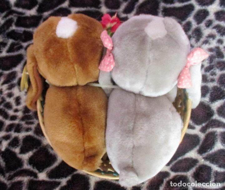 Juguetes antiguos: pareja sad sam en cesta - Foto 5