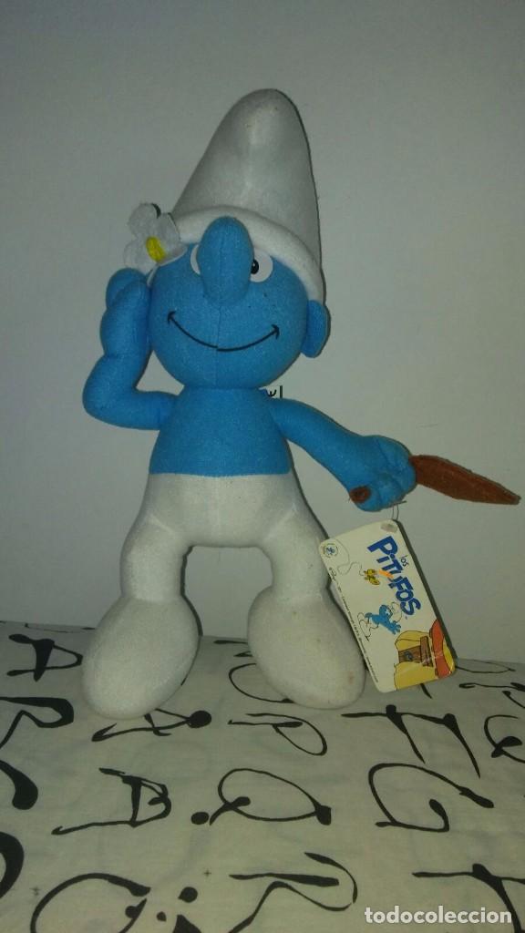 Juguetes antiguos: Pitufo presumido - Foto 1