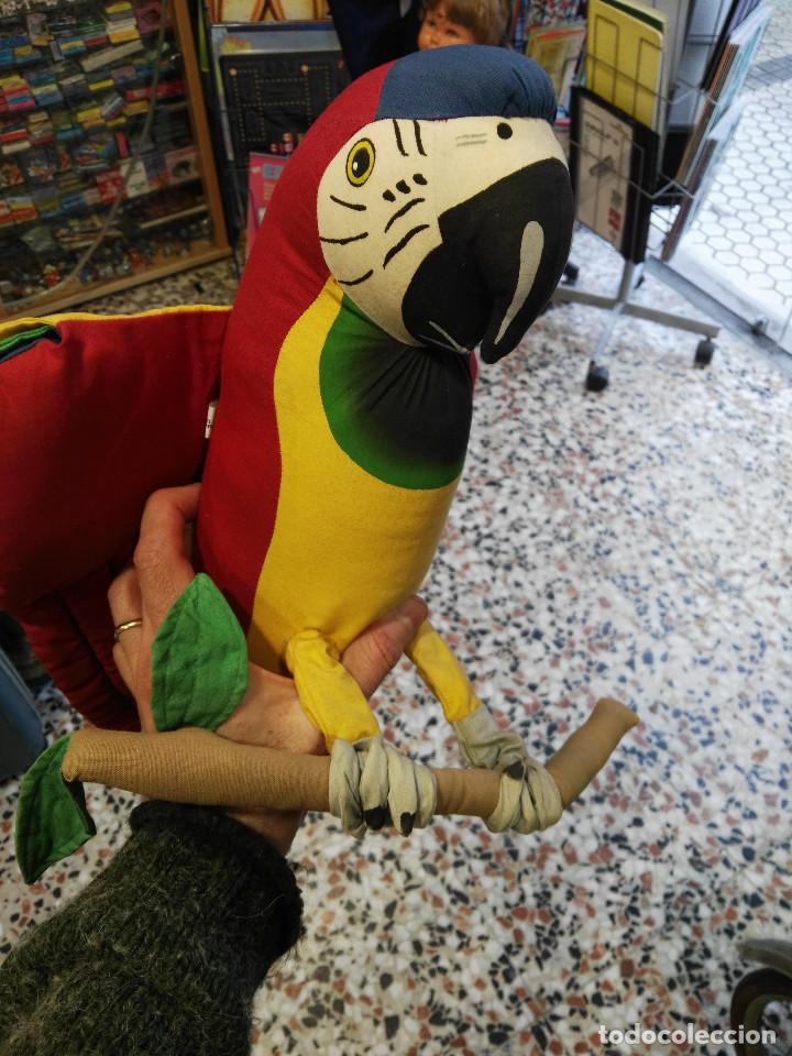 Juguetes antiguos: PELUCHE DE LORO - Foto 1