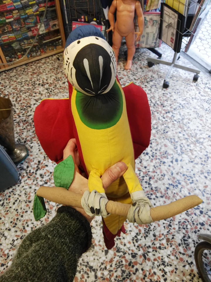 Juguetes antiguos: PELUCHE DE LORO - Foto 3