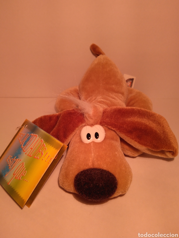 Juguetes antiguos: PERRO DE PELUCHE - Foto 1