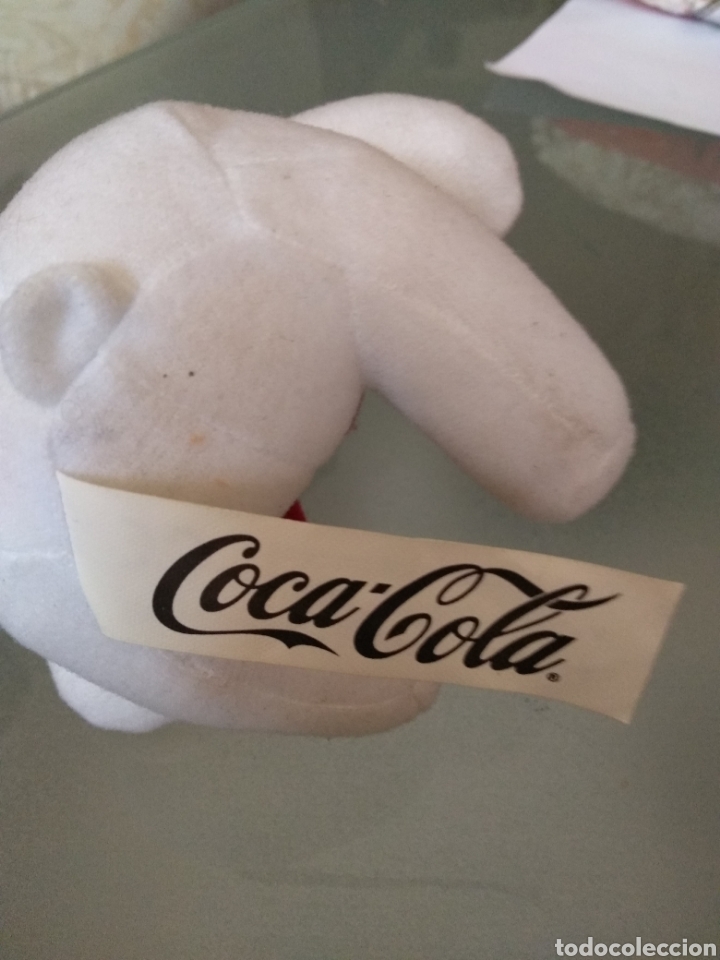 Juguetes antiguos: Coca cola. Osito con bufanda - Foto 4