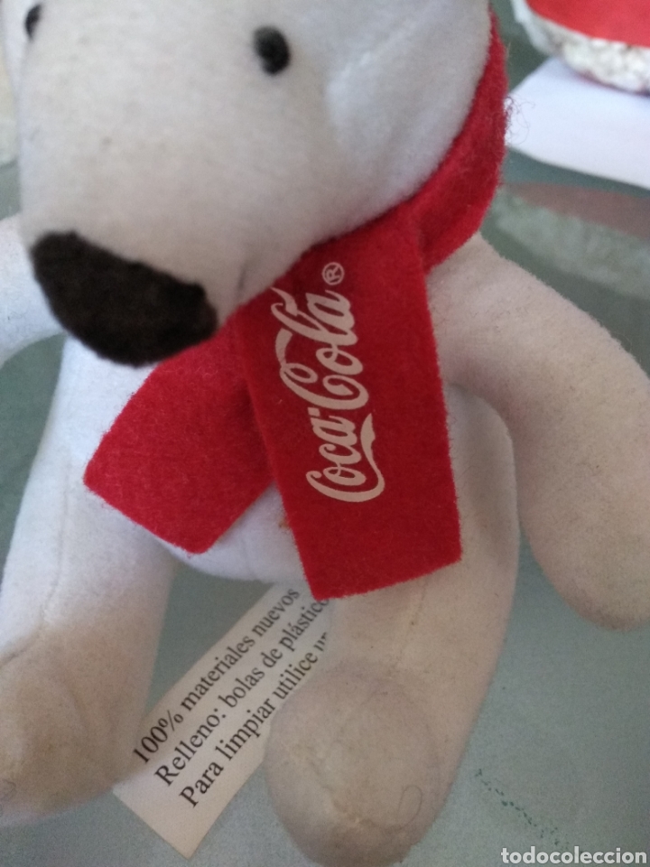 Juguetes antiguos: Coca cola. Osito con bufanda - Foto 5