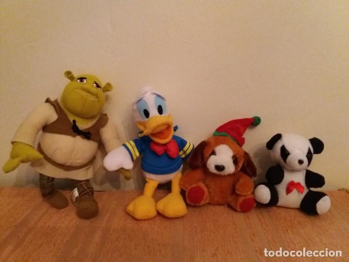 Juguetes antiguos: LOTE DE 4 PELUCHES - Foto 1
