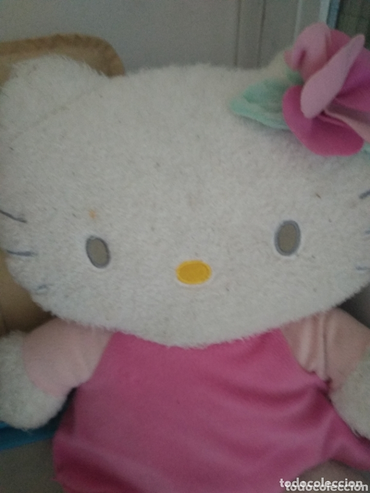 Juguetes antiguos: Peluche mu&ntilde;eca Hello Kity - Foto 2
