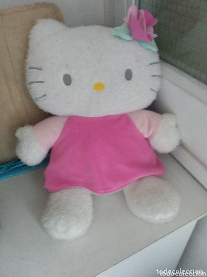 Juguetes antiguos: Peluche mu&ntilde;eca Hello Kity - Foto 1
