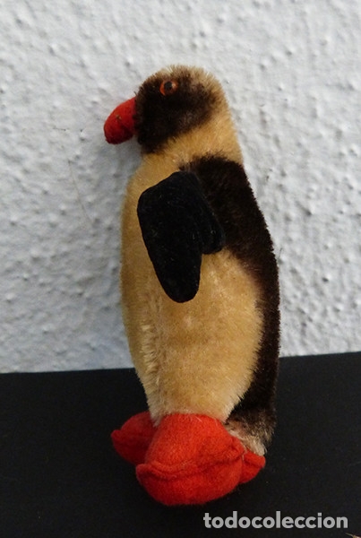 Juguetes antiguos: Ping&uuml;ino de peluche - Foto 2