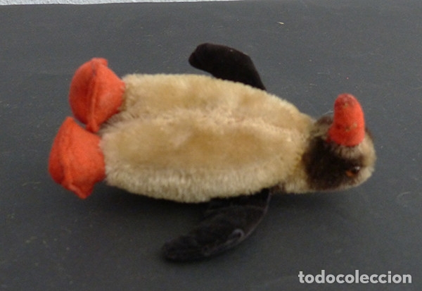 Juguetes antiguos: Ping&uuml;ino de peluche - Foto 3