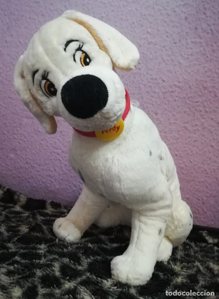 Juguetes antiguos: peluche perdy 101 dalmatas - Foto 1
