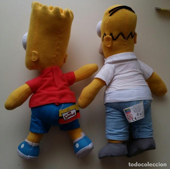 Juguetes antiguos: mu&ntilde;ecos de los Simpsons, Homer y Bart Simpson - Foto 2