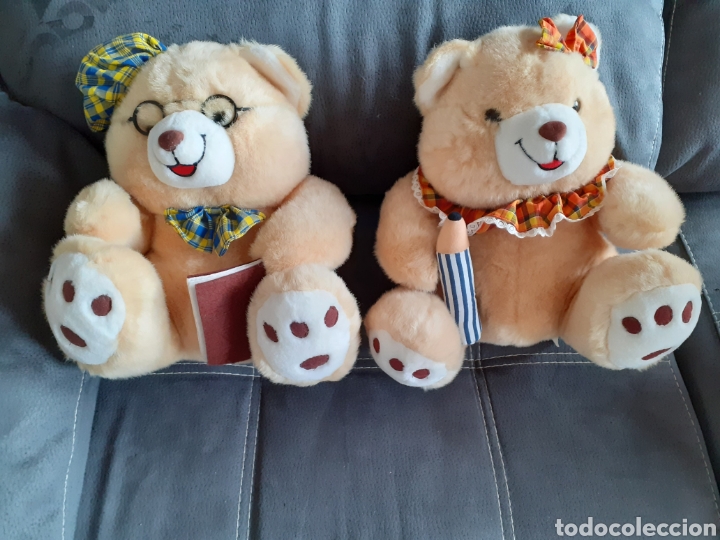 Juguetes antiguos: LOTE DE 2 PELUCHES. - Foto 1