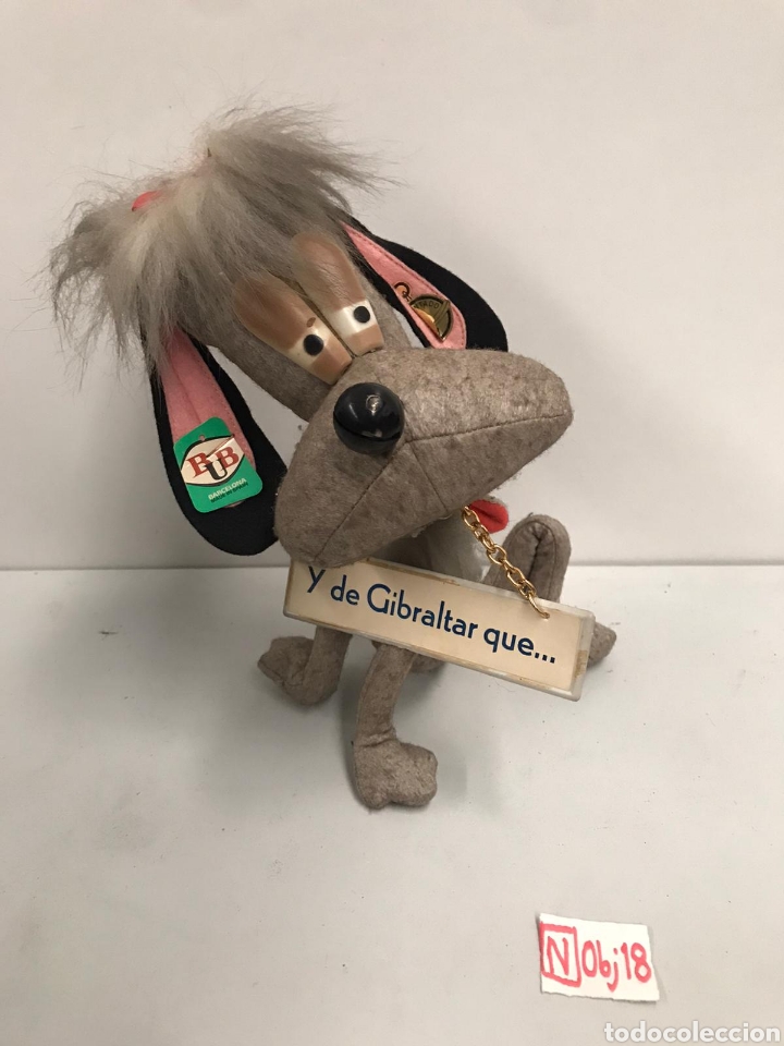 Juguetes antiguos: Antiguo perro de peluche - Foto 1