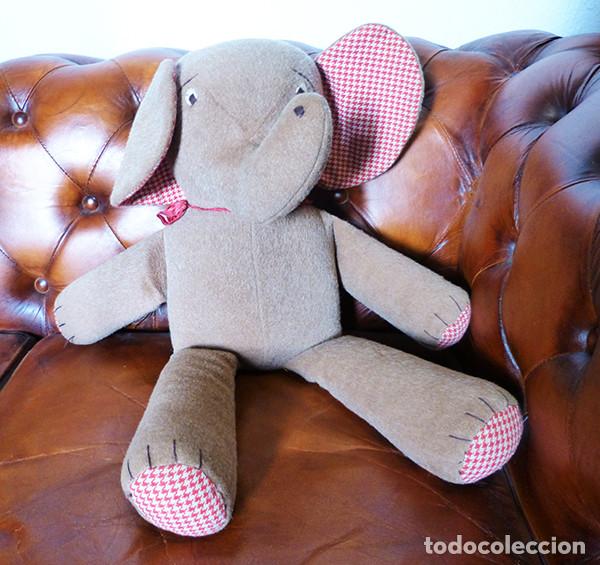Juguetes antiguos: Elefantito de peluche - Foto 5
