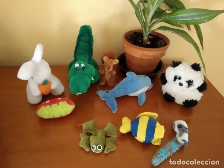 Juguetes antiguos: Lote de 9 peluches - Foto 1