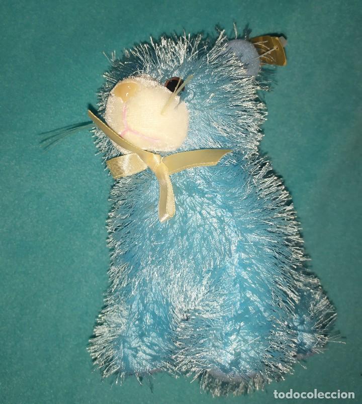 Juguetes antiguos: Peluche perrito azul - Foto 1