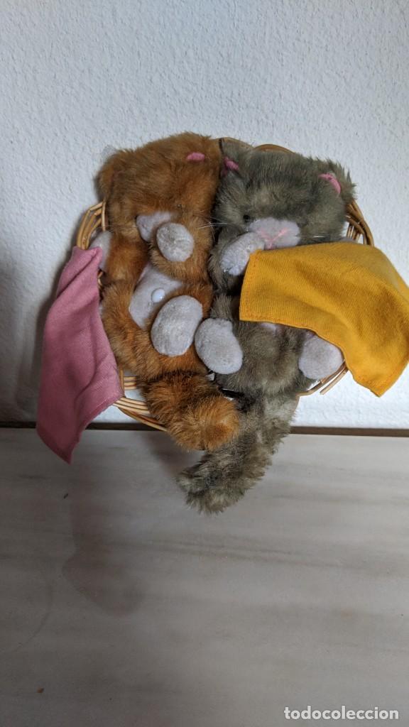 Juguetes antiguos: CONJUNTO DE 2 PELUCHES - Foto 1