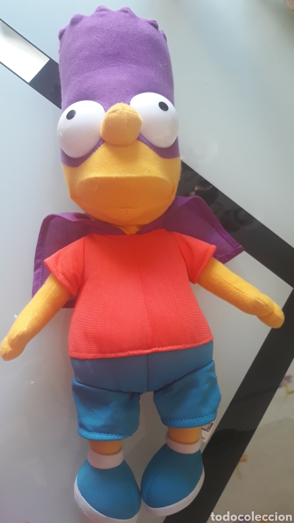 Juguetes antiguos: Mu&ntilde;eco blandito Bart Simpson. - Foto 2