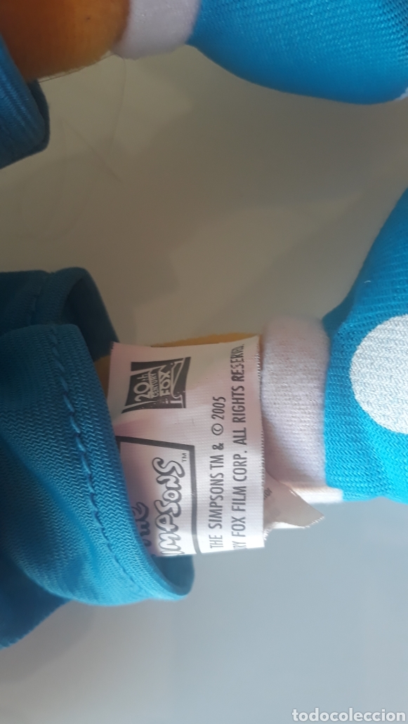 Juguetes antiguos: Mu&ntilde;eco blandito Bart Simpson. - Foto 4