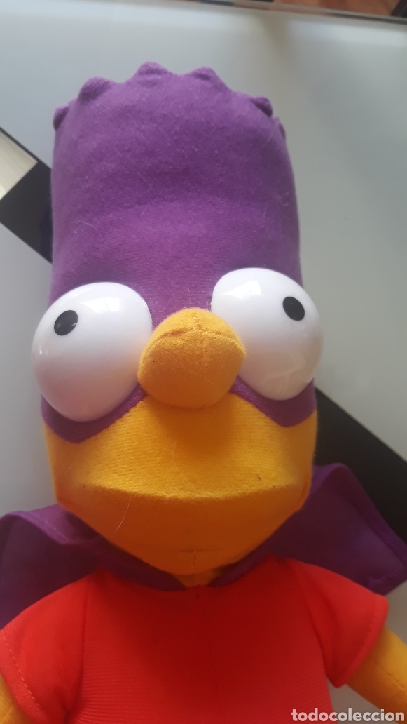 Juguetes antiguos: Mu&ntilde;eco blandito Bart Simpson. - Foto 1