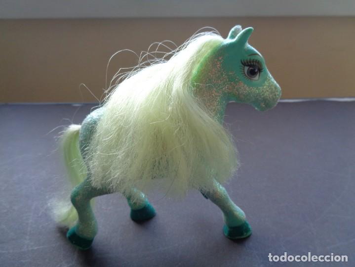 Juguetes antiguos: PONY DE COLOR TURQUESA - Foto 4