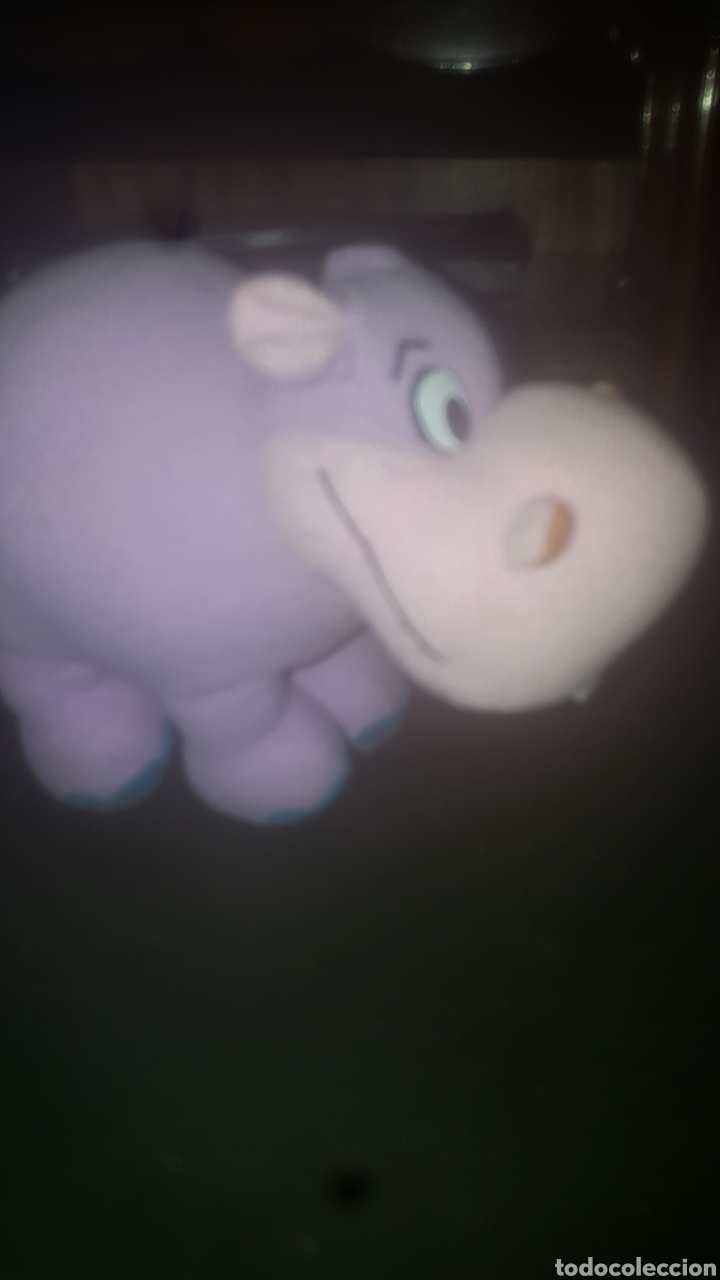 Juguetes antiguos: Hipopotamo de peluche - Foto 1